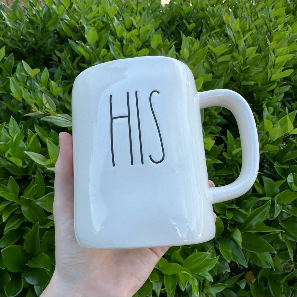 Rae Dunn His Large Mug | Artisan Collection | Farmhouse Ceramic Cup